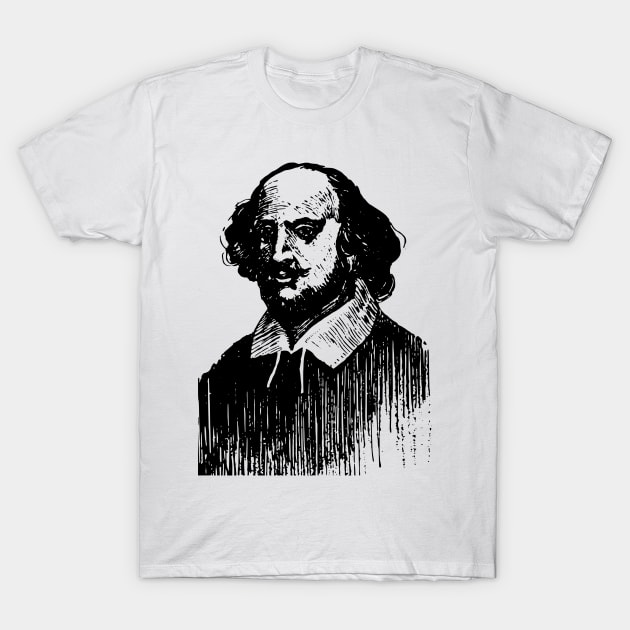 shakespear face T-Shirt by Tamie